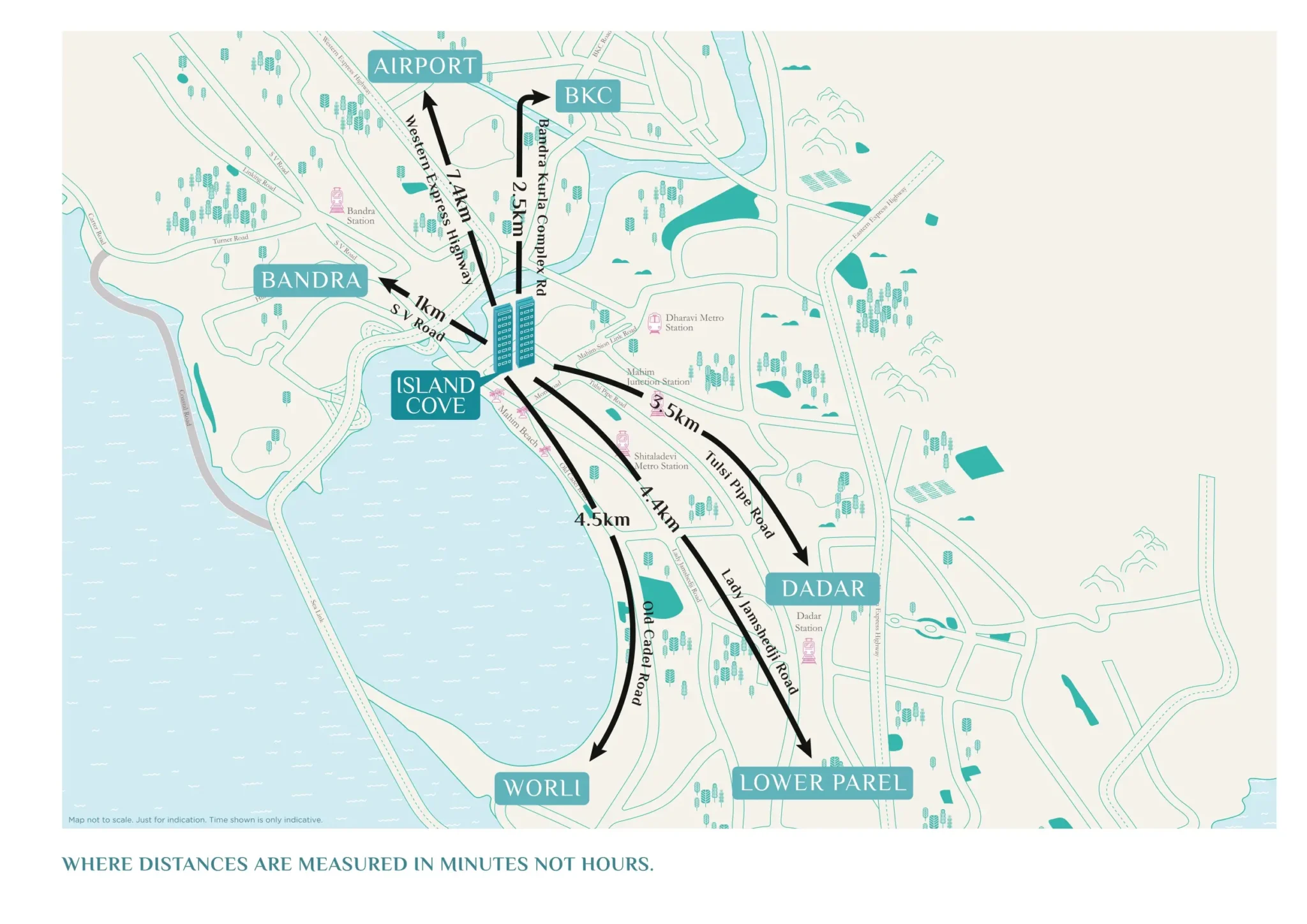 L&T Island Cove Mahim qr Location